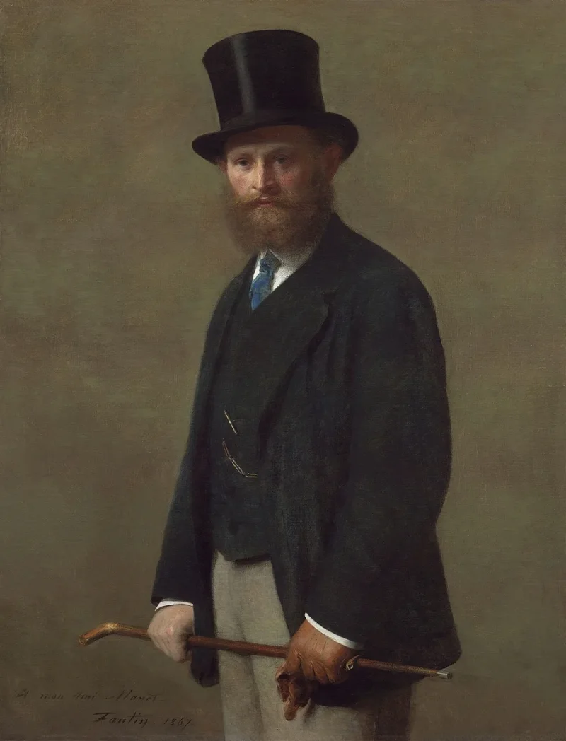 Edouard Manet - Edouard Manet 1867 | Giclée Kunstdruck gerahmt