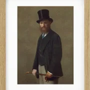Edouard Manet - Edouard Manet 1867 | Giclée Kunstdruck gerahmt