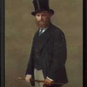 Edouard Manet - Edouard Manet 1867 | Giclée Kunstdruck gerahmt