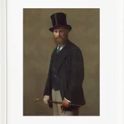 Edouard Manet - Edouard Manet 1867 | Giclée Kunstdruck gerahmt