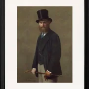 Edouard Manet - Edouard Manet 1867 | Giclée Kunstdruck gerahmt