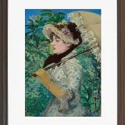 Edouard Manet - Jeanne im Frühling 1881 | Giclée Kunstdruck gerahmt