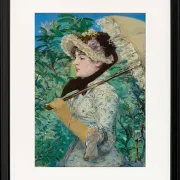 Edouard Manet - Jeanne im Frühling 1881 | Giclée Kunstdruck gerahmt