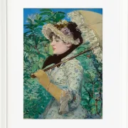 Edouard Manet - Jeanne im Frühling 1881 | Giclée Kunstdruck gerahmt