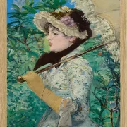 Edouard Manet - Jeanne im Frühling 1881 | Giclée Kunstdruck gerahmt