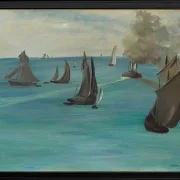 Edouard Manet - Meerblick, ruhiges Wetter 1864 | Giclée Kunstdruck gerahmt