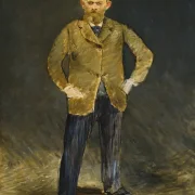 Edouard Manet - Selbstporträt 1878 | Giclée Kunstdruck gerahmt