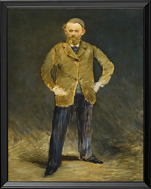 Edouard Manet - Selbstporträt 1878 | Giclée Kunstdruck gerahmt