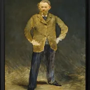 Edouard Manet - Selbstporträt 1878 | Giclée Kunstdruck gerahmt