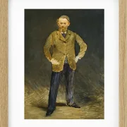 Edouard Manet - Selbstporträt 1878 | Giclée Kunstdruck gerahmt