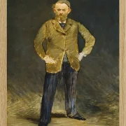 Edouard Manet - Selbstporträt 1878 | Giclée Kunstdruck gerahmt
