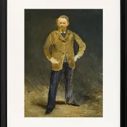 Edouard Manet - Selbstporträt 1878 | Giclée Kunstdruck gerahmt