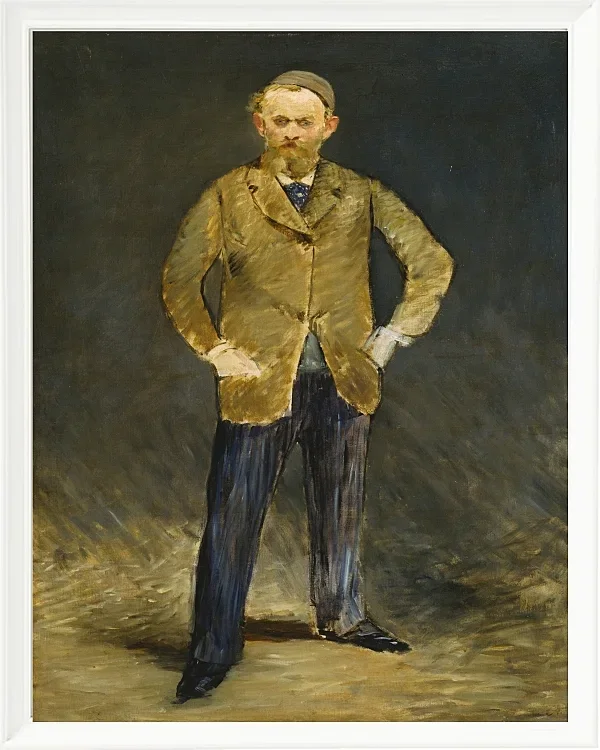 Edouard Manet - Selbstporträt 1878 | Giclée Kunstdruck gerahmt