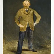 Edouard Manet - Selbstporträt 1878 | Giclée Kunstdruck gerahmt