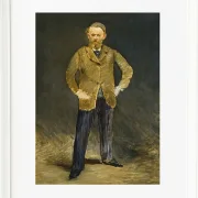 Edouard Manet - Selbstporträt 1878 | Giclée Kunstdruck gerahmt