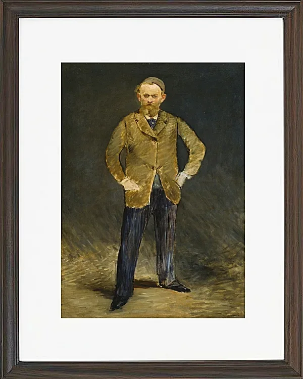 Edouard Manet - Selbstporträt 1878 | Giclée Kunstdruck gerahmt