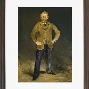 Edouard Manet - Selbstporträt 1878 | Giclée Kunstdruck gerahmt