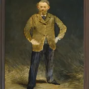 Edouard Manet - Selbstporträt 1878 | Giclée Kunstdruck gerahmt
