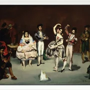 Edouard Manet - Spanisches Ballett 1878 | Giclée Kunstdruck gerahmt