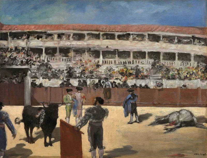 Edouard Manet - Stierkampf 1865 | Giclée Kunstdruck gerahmt