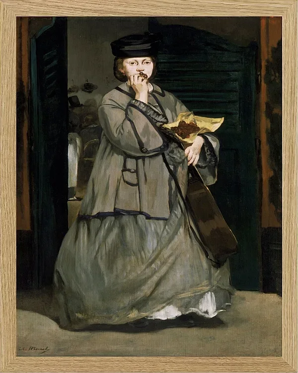 Edouard Manet - Straßensänger 1862 | Giclée Kunstdruck gerahmt