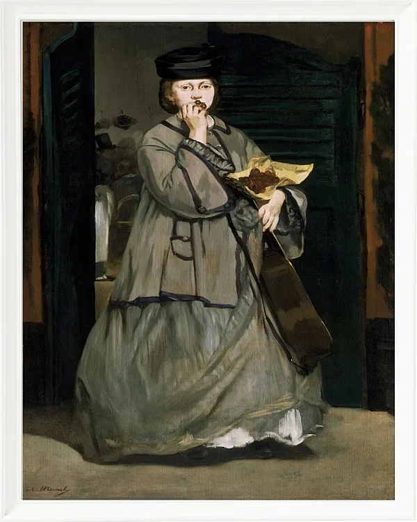 Edouard Manet - Straßensänger 1862 | Giclée Kunstdruck gerahmt