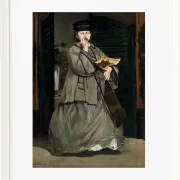Edouard Manet - Straßensänger 1862 | Giclée Kunstdruck gerahmt