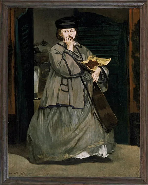 Edouard Manet - Straßensänger 1862 | Giclée Kunstdruck gerahmt