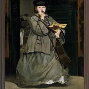 Edouard Manet - Straßensänger 1862 | Giclée Kunstdruck gerahmt