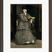 Edouard Manet - Straßensänger 1862 | Giclée Kunstdruck gerahmt