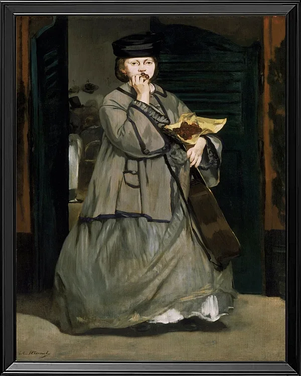 Edouard Manet - Straßensänger 1862 | Giclée Kunstdruck gerahmt