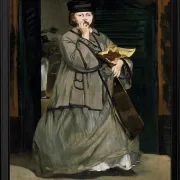 Edouard Manet - Straßensänger 1862 | Giclée Kunstdruck gerahmt