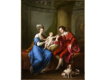 Edward Smith Stanley mit seiner ersten Frau – 1776