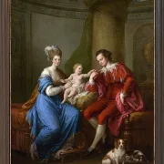 Edward Smith Stanley mit seiner ersten Frau – 1776