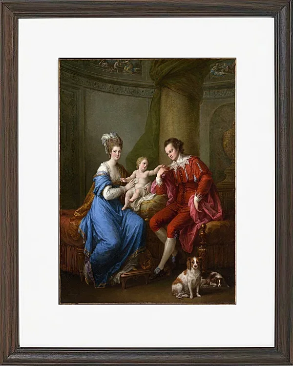 Edward Smith Stanley mit seiner ersten Frau – 1776