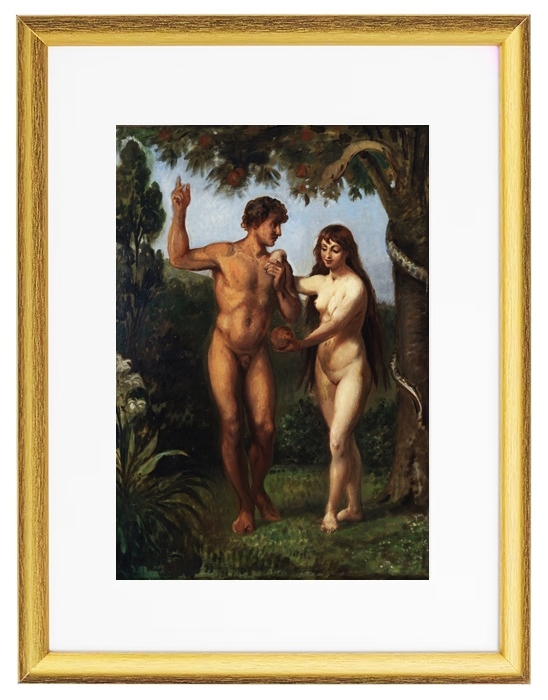 Eve tempts Adam - 1830