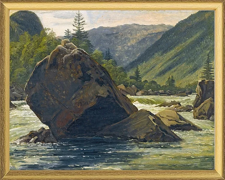 Ein Findling in den Stromschnellen – 1830