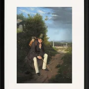 Ein Künstler ruht am Straßenrand – 1832