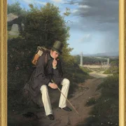 Ein Künstler ruht am Straßenrand – 1832