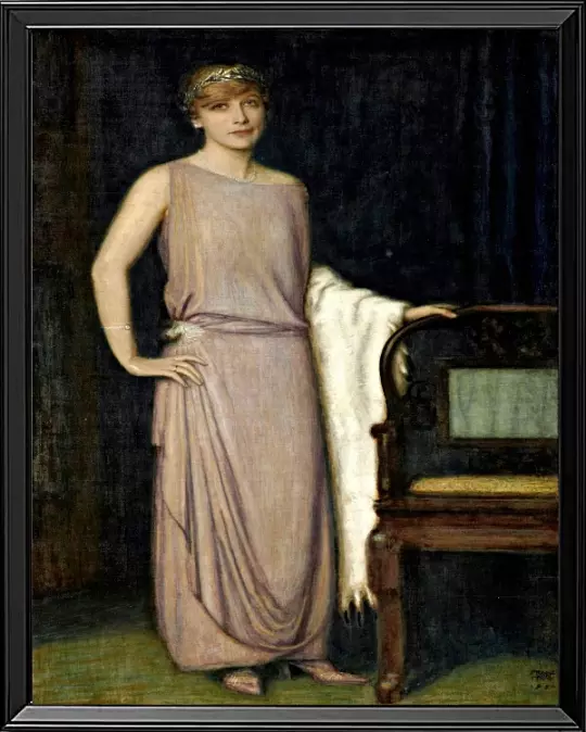 Ein Porträt von Marianne Mechler - 1924