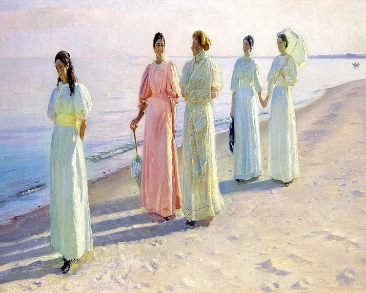 Ein Strandspaziergang – 1886