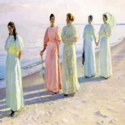 Ein Strandspaziergang – 1886