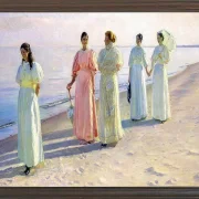 Ein Strandspaziergang – 1886