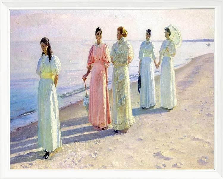 Ein Strandspaziergang – 1886