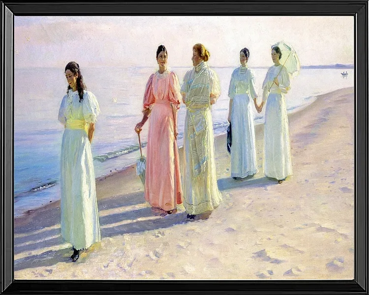 Ein Strandspaziergang – 1886