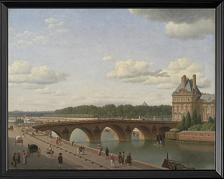 Pont Royal, vom Kai Voltaire aus gesehen - 1812