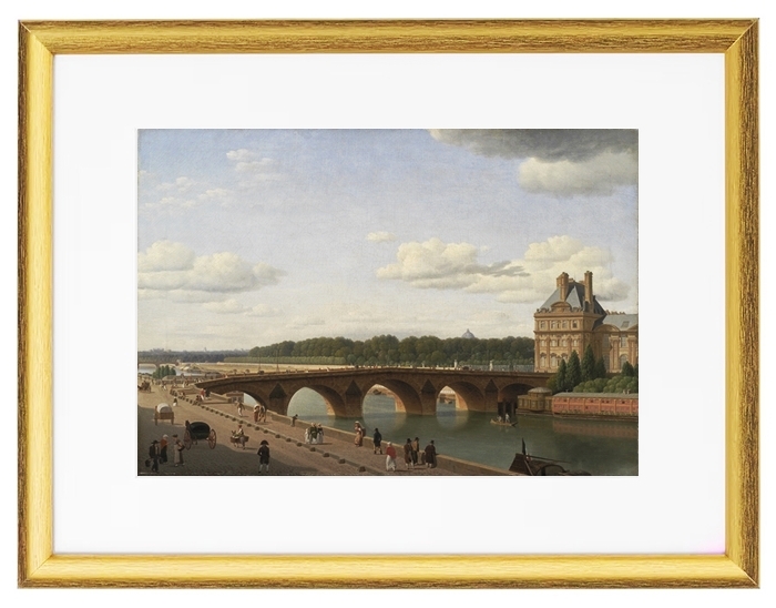 Pont Royal, vom Quai Voltaire aus gesehen - 1812