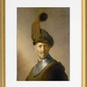 Ein alter Mann in Militärkostüm – 1630