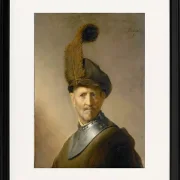 Ein alter Mann in Militärkostüm – 1630