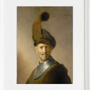 Ein alter Mann in Militärkostüm – 1630